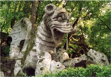 Skulptur im Zauberwald Orsini